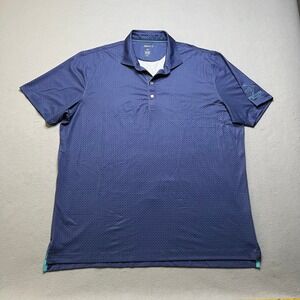 Johnnie-O Polo Shirt Mens XL Whitehawk Ranch‎ Performance UPF 50 Short Sleeve